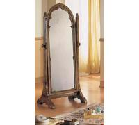 Grand miroir fait main avec cadre en bois
