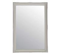 Grand Miroir Mural au Design Antique Blanc 86 x 61 cm