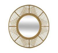 Grand Miroir mural en Bambou D 70 cm