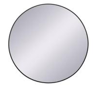 Atmosphera Miroir mural rond Alice Diamètre 76 cm Métal noir