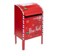 Grande Boite aux Lettres Rouge en Métal H 80 cm - Feeric Christmas