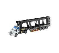 AWHAO Grand Modèle de Camion Jouet Camion-citerne D'huile Facile à Assembler Camion Conteneur Détachable Camion Robuste pour Cadeaux D'anniversaire Enfants, Noir, 33cm
