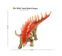 Grand Modèle De Dinosaure En Peluche, Jouet Éducatif Pour Garçon, Ankylosaure, Stegosaure, Son Et Lumière, Cadeau D'anniversaire