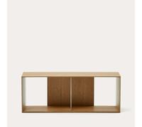 Grand module bibliothèque plaqué Litto 101 x 38 cm