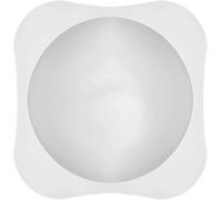 Grand moule à gâteau en silicone blanc en forme de planète et souris - Outil de cuisson sphérique - Moule à gâteau en étain - Moule à pâtisserie en forme de demi-boule résistant à la chaleur - Moule à