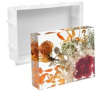 Grand moule en silicone pour serre-livres en résine, pour décoration de bureau, moule en résine époxy avec motif vagues de l'océan pour art créatif d'étagère