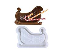 Grand moule pratique en résine de silicone robuste pour castes époxy, bijoux, plateaux, fabrication de fournitures artisanales, projets de décoration festive