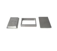 Grand moule rectangulaire en forme de colophane 10 x 15 cm, moule pré-presse en métal durable pour extraction sans solvant