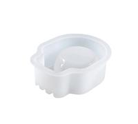 Grand moule rond en silicone époxy pour cendrier - Moule rond pour décoration de bureau