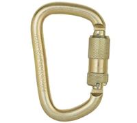 Grand Mousqueton d'escalade 45KN en Acier Robuste en Forme de O, Clips à Verrouillage Automatique, Verrouillage par Torsion de Taille pour Un Sauvetage en Rappel en Toute sécurité