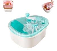 Grand nettoyeur de fruits avec bol, brosse à fruits portable avec couvercle, nettoyeur de fruits et légumes avec passoire et bol, laveuse rapide et facile à utiliser, pour la cuisine