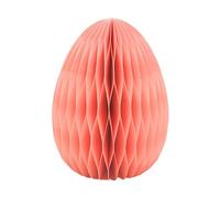 Grand nid d'abeille décoratif, nid d'abeille, Papier - Décoration de Pâques, œuf en nid d'abeille en Papier de Soie, œuf de Pâques en Papier/Carton Rose magnétique, Contenu de la Livraison : 1 pièce