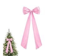Grand nœud décoratif pour sapin de Noël Décoration De Fête Avec Clip De | Nœud de Noël pour décoration intérieure, extérieure, porte, mur, escalier, mariage,