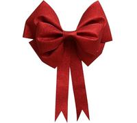 Grand Nœud Décoratif Rouge pour Mariage et Fête, Ornement