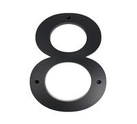 Grand Numéro De Maison Flottant Extérieur 30cm, 1 Pièce, Signe Un Accent Intemporel for Les Numéros Porte, Bâtiment D'identité, Adresse Rue(No. 8)