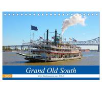 Grand Old South - Die Südstaaten der USA (Tischkalender 2026 DIN A5 quer), CALVENDO Monatskalender: Die legendären Südstaaten, auch als "Grand Old ... Tennessee, Louisiana und Mississippi.