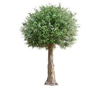 Grand olivier artificiel artificiel pour parc d'attractions, centre commercial, hôtel, projet d'aménagement paysager, décoration de sol, décoration de sol, 2,5 m x 2 m