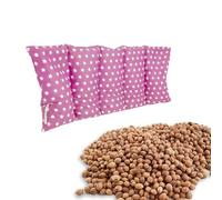 Grand oreiller en noyaux de cerises - Coussin chauffant pour micro-ondes (coussin chauffant) - Long oreiller de relaxation - Pierre de cerise