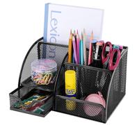 Grand organisateur de table métallique 6 tiroirs