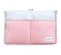 Grand Organiseur de sac spécial Maman pour bébé, Sac organiseur poussette détachable - Rose rose G