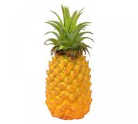 (Grand) Ornement de FR5uit d'ananas artificiel, décoration de FR5uit artificiel texturé, faux ananas pour un usage domestique et de fête