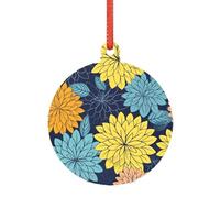 Grand ornement de Noël en acrylique coloré à suspendre pour arbre, maison, fête