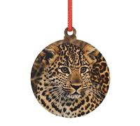 Grand ornement de Noël en acrylique transparent à suspendre pour arbre, maison, fête