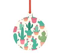 Grand ornement de Noël en acrylique transparent à suspendre pour arbre, maison, fête