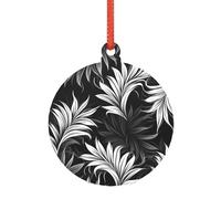 Grand ornement de Noël en acrylique transparent à suspendre pour arbre, maison, fête