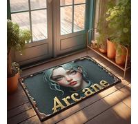 Grand paillasson d'extérieur Arcane : Le monde enchanté dévoilé Paillasson Man Cave Decor Tapis de porte extérieur (40 x 60 cm)