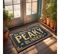 Grand paillasson pour entrée extérieure par Order Of These Peaky Blinders - Grand paillasson d'extérieur amusant (40 x 60 cm)