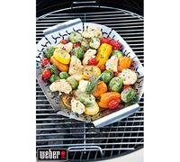 Grand panier à légumes en acier inoxydable Weber