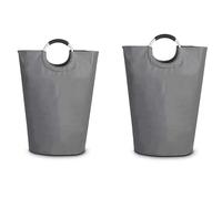 Grand panier à linge 82l / 90l avec poignée de transport simple, panier à linge pliable pour voyage, salle de bain, Université, sac à linge pliable en tissu durable