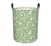 Grand panier à linge avec poignées - Panier à linge sale pour enfant et bébé pour une pose amusante de grenouille assise