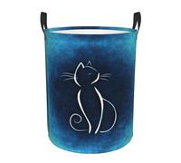 Grand panier à linge avec poignées - Panier à linge sale pour enfants, bébés, esquisses, chambre à coucher, esthétique