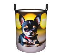 Grand panier à linge imprimé chien chihuahua, panier pour couverture, jouets, vêtements sales dans le salon, la salle de bain, la chambre à coucher