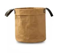 Grand Panier à Linge, paniers à Linge Pliables, Sac de Rangement en Papier Kraft Lavable, Panier à vêtements Sales, pour Le Rangement de la Chambre à la blanchisserie (30x30cm / 12x12in)