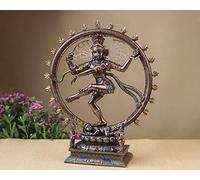 Grand panier AM127 - Shiva dansant (Natraj), 26,7 cm, cadeau de danse, statue de Shiva, statue Nataraja