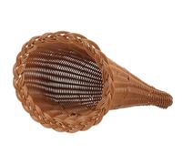 Grand panier Cornucopia - Cornes de Thanksgiving pour centre de table de Noël, Corne en osier, Corne d'abondance en osier pour Thanksgiving