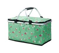 Grand Panier de Pique-Nique | Grand avec Couvercle Étanche - Sac Isotherme à Fermeture Éclair pour Courses | pour Plage, Camping, Voyage, BBQ, Apéro, Vin, Boissons, Snacks