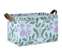 Grand panier de rangement décoratif tendance en tissu pliable avec poignées pour étagères, garde-manger, étagères, tiroirs, bureau, salle de classe, bureau