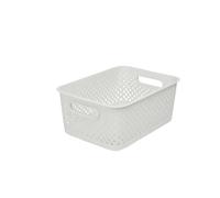 Grand Panier de rangement élégant Taille L - Blanc