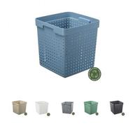 Grand Panier de rangement en plastique XL - Bleu