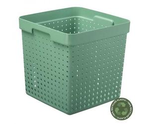 Grand Panier de rangement en plastique XL - Vert