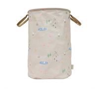 Grand Panier De Rangement En Polyester Beige TU