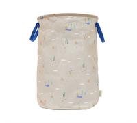 Grand Panier De Rangement En Polyester Beige TU