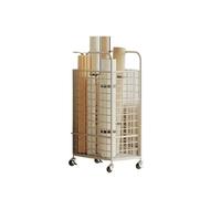 Grand panier de rangement for tapis de yoga et équipement de fitness - Rangement for salle de sport à domicile - Design pratique(Milk tea color)