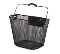 Grand panier de vélo en métal capacité 6 kg universel étanche clic