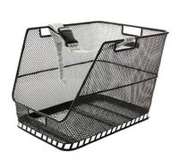 Grand panier de vélo noir sur porte bagage arrière Class Basil ( Noir / Non-Défini )