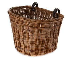 Grand panier sur guidon de vélo en rotin Darcy L Basil ( Marron / Non-Défini )